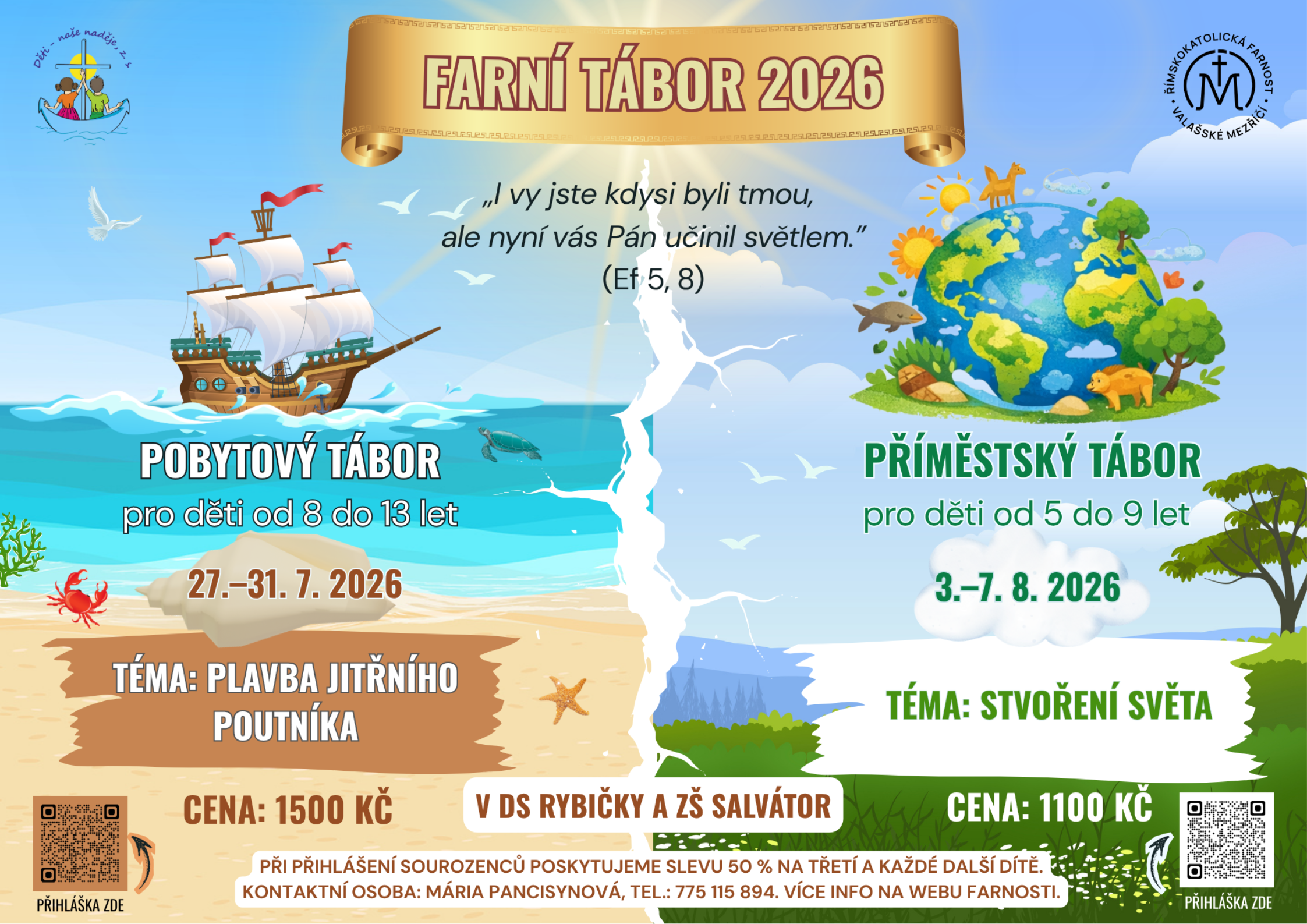 Farní tábor 2026 - Přihlašování spuštěno!